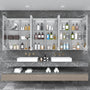 16"-96" Aluminum LED Medicine Cabinet with Anti-Fog Mirror, 3 Color Temperatures & Dimmable Lighting