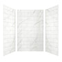 60"x36"/48"x96" Medium Tile Pattern SMC Shower Wall Panel System in 4 Finishes