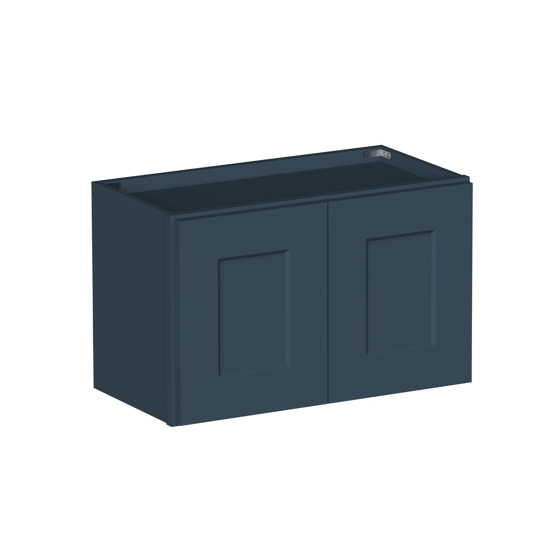 Cyber Grey RTA 24"-36"W x 12"D x 12"-24"H 17-Size Double Doors Short Wall Cabinet