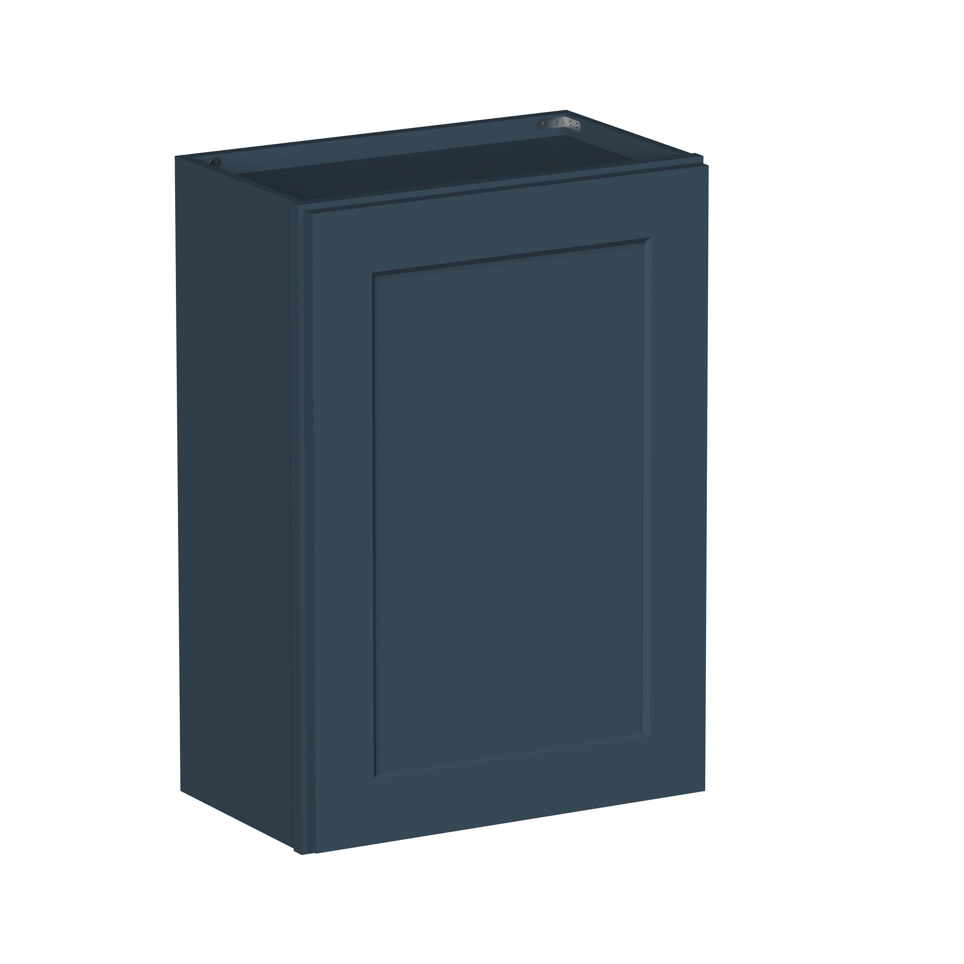 Cyber Grey RTA 9"-21"W x 12"D x 30"-42"H 15-Size Standard Wall Cabinet with Door and Shelves