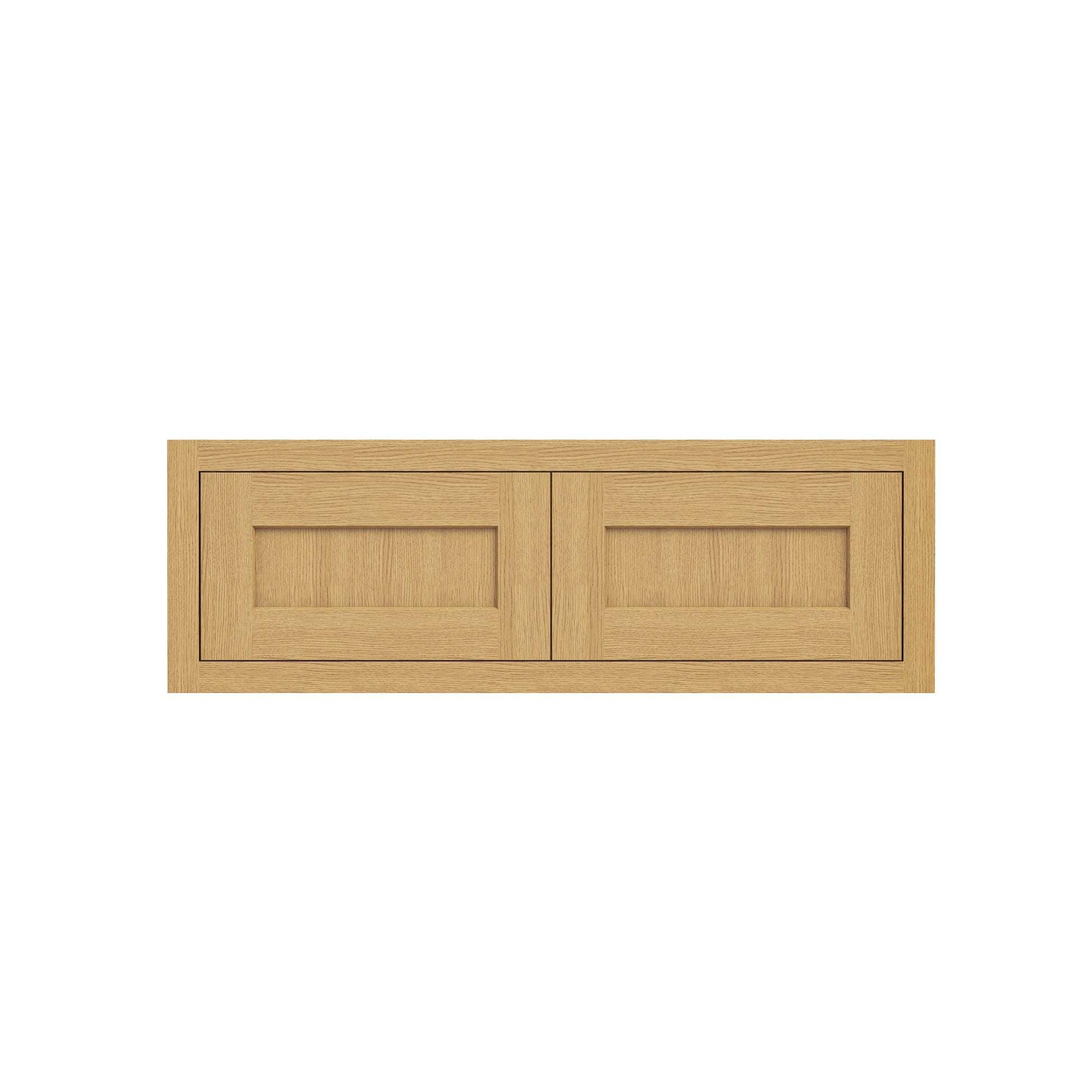 Inset Hazelnut Oak RTA 24-36"W x 12-24"H x 13.5"D 10-Size Double Doors Wall Cabinet