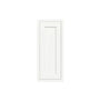 Inset Origami White RTA 9-21"W x 30-42"H x 13.5"D 15-Size Single Door Wall Cabinet