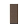 Inset Truffle Brown RTA 24-36"W x 84-96"H x 25"D 9-Size Pantry Cabinet with 4 Doors and 4 Shelves