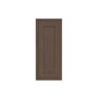 Inset Truffle Brown RTA 9-21"W x 30-42"H x 13.5"D 15-Size Single Door Wall Cabinet