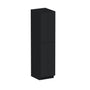 Slim Ebony Black Shaker RTA 24"/30"W x 84"/90"/96"H x 27"D 6-Size Tall Pantry Cabinet with 4 Doors and Shelves