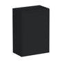 Slim Ebony Black Shaker RTA 9"-21"W x 30"/36"/42"H x 12"D 15-Size Single Door Standard Wall Cabinet
