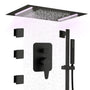 20" x 14" 3-Function Body Jet Shower System with LED Lights & Slide Bar