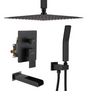 CASAINC Shower System with Cascading Tub Filler