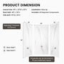 48"x36"x96" Calacatta/Cararra White SMC Shower Wall Panel System, Waterproof Grout-Free Shower Surround