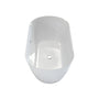 55"/59"/63" Glossy White Acrylic Freestanding Oval Soaking Bathtub with Center Pop-Up Drain and Integrated Overflow