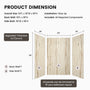 60"x36"x96" SMC Shower Wall Panels, Waterproof Grout-Free Shower Surround in 4 Finishes