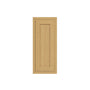 Inset Hazelnut Oak RTA 9-21"W x 30-42"H x 13.5"D 15-Size Single Door Wall Cabinet