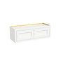 Inset Origami White RTA 24-36"W x 12-24"H x 13.5"D 10-Size Double Doors Wall Cabinet