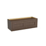 Inset Truffle Brown RTA 24-36"W x 12-24"H x 13.5"D 10-Size Double Doors Wall Cabinet