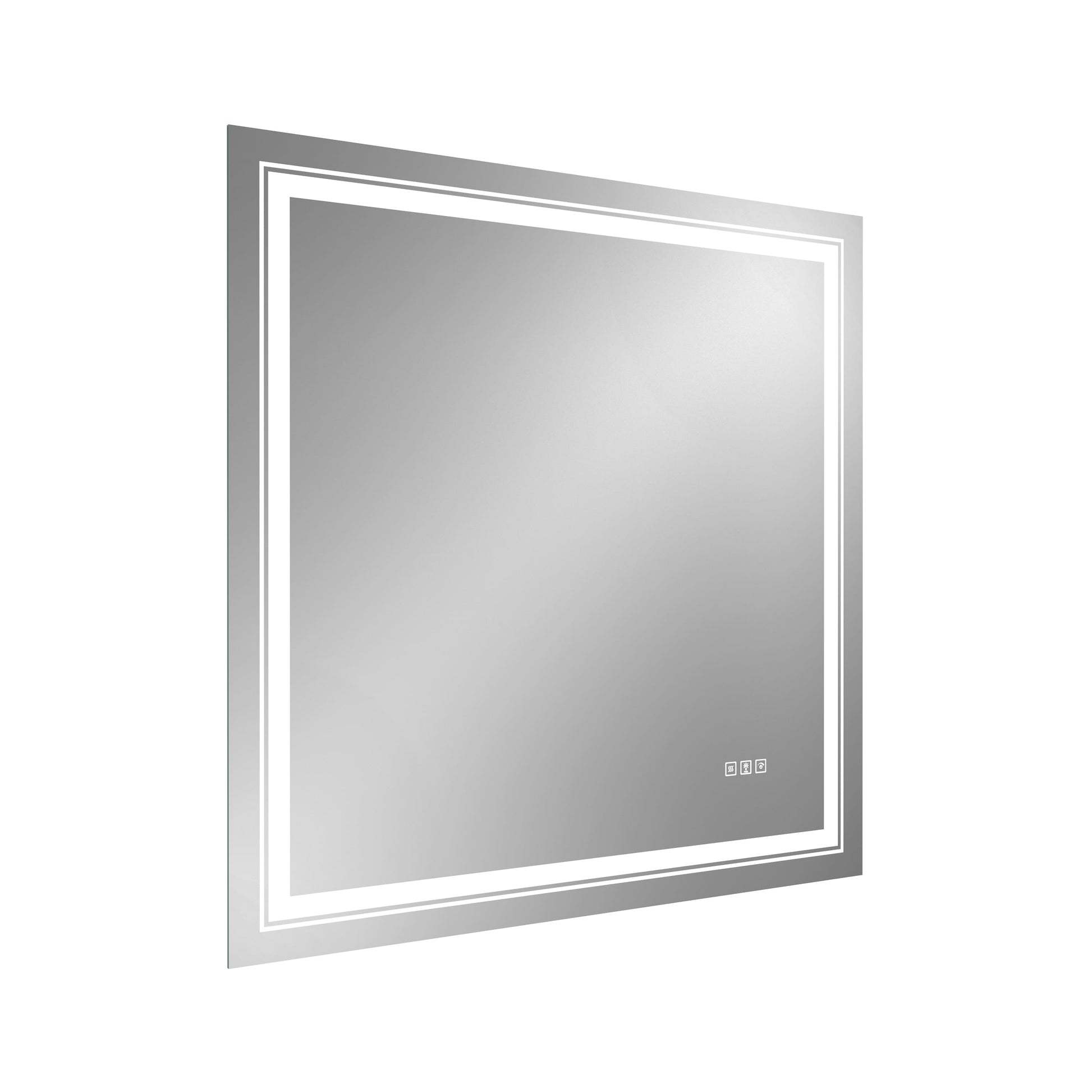 RGB Smart Control Backlit Bathroom Mirror with Dimmable Touch, Anti Fog