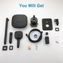 9-inch 3-Way Wall-Mounted Shower System with Tub Spout
