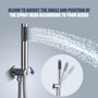 10" Wall Mount Water Saving Rain Shower Head System with Handheld