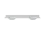 60"/84" Navy Blue Double Sink Bathroom Vanity with White Marble-Pattern Top