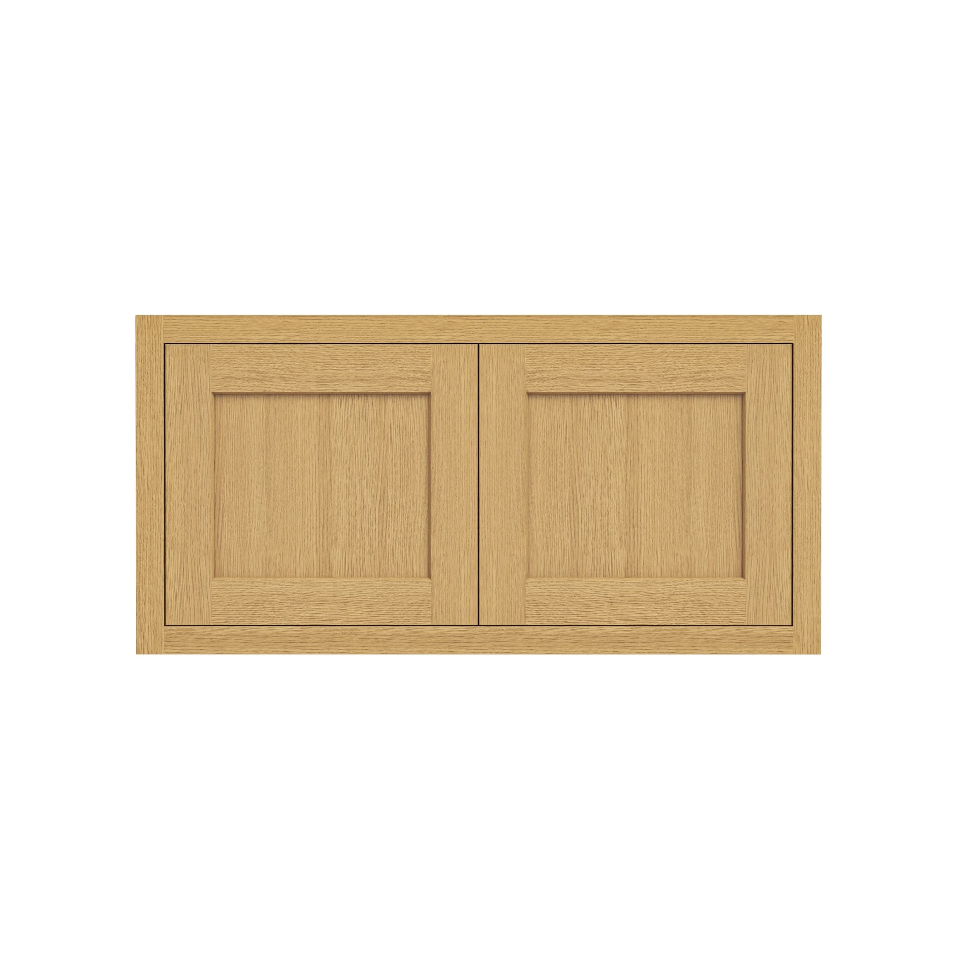 Inset Hazelnut Oak RTA 24-36"W x 12-24"H x 13.5"D 10-Size Double Doors Wall Cabinet