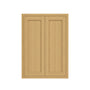 Inset Hazelnut Oak RTA 24-36"W x 30-42"H x 13.5"D 15-Size Double Doors Wall Cabinet