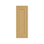 Inset Hazelnut Oak RTA 9-21"W x 30-42"H x 13.5"D 15-Size Single Door Wall Cabinet