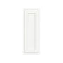 Inset Origami White RTA 9-21"W x 30-42"H x 13.5"D 15-Size Single Door Wall Cabinet