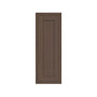 Inset Truffle Brown RTA 9-21"W x 30-42"H x 13.5"D 15-Size Single Door Wall Cabinet