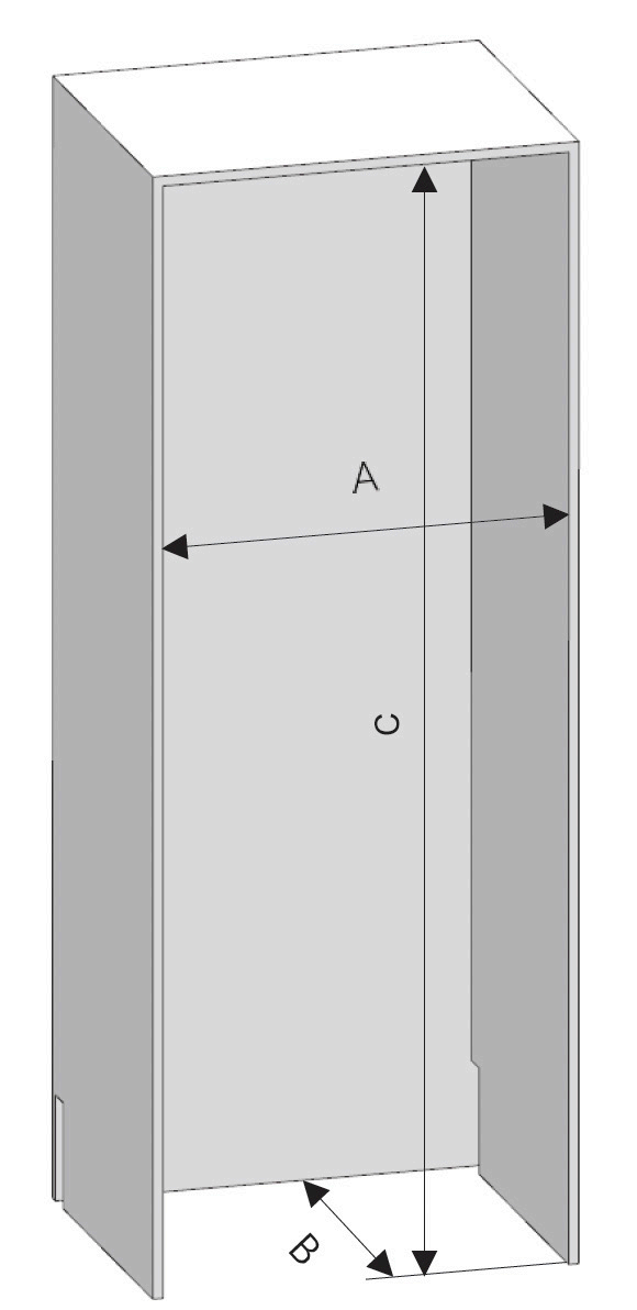 18/24-Inch Built-in Freezer Column, Panel Ready