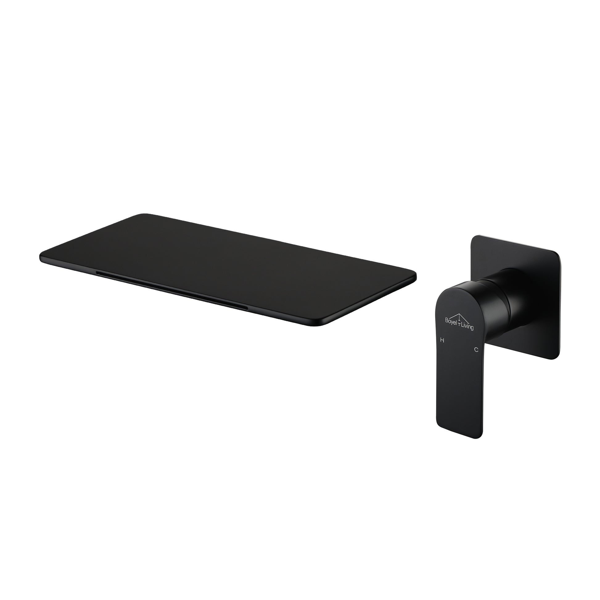 Wall Mounted Single Handle Solid Brass Lavatory Bathroom Faucet with Rough-In Valve