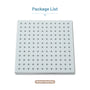 9-inch High Pressure Rainfall Shower Head ABS Square Showerhead