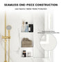 12.2" x 28.7"/39.3" Glossy White SMC Shower Niche with 1 or 2 Shelves