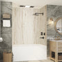 60"x36"x96" SMC Shower Wall Panels, Waterproof Grout-Free Shower Surround in 4 Finishes