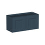 Cyber Grey RTA 24"-36"W x 12"D x 12"-24"H 17-Size Double Doors Short Wall Cabinet