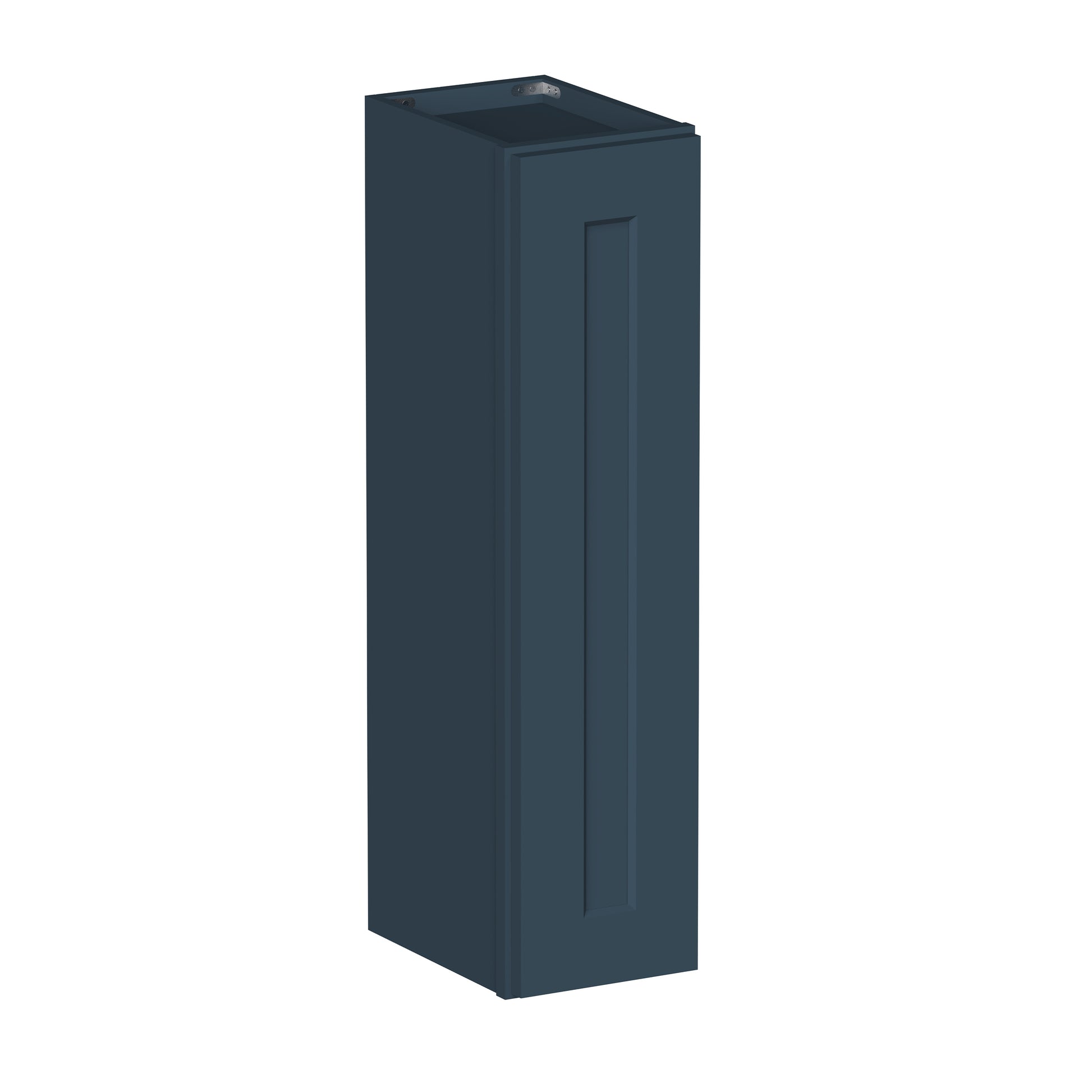 Cyber Grey RTA 9"-21"W x 12"D x 30"-42"H 15-Size Standard Wall Cabinet with Door and Shelves