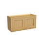 Inset Hazelnut Oak RTA 24-36"W x 12-24"H x 13.5"D 10-Size Double Doors Wall Cabinet