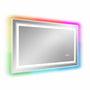 RGB Smart Control Backlit Bathroom Mirror with Dimmable Touch, Anti Fog