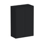 Slim Ebony Black Shaker RTA 24"-36"W x 30"/36"/42"H x 12"D 15-Size Standard Wall Cabinet with 2 Doors