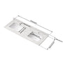 60" Bathroom Vanity Top with Double Sinks and Backsplash