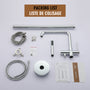 Freestanding Bathroom Bathtub Faucet with Hand Shower