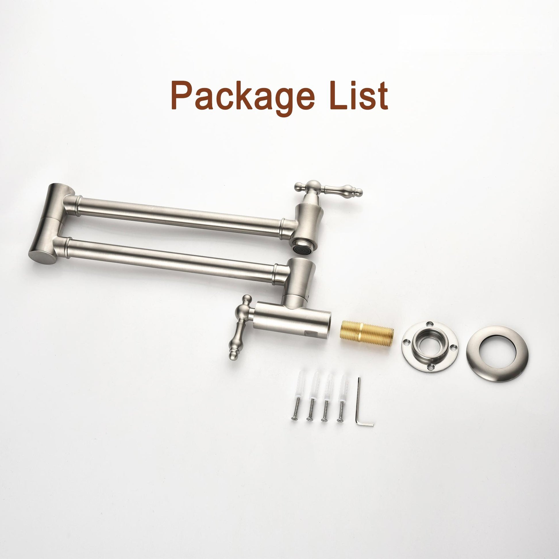 Retro Solid Brass Folding Kitchen Faucet with Aerated High-Flow Water