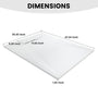 European-Style SMC Shower Base with Anti-Slip Design in Black or White
