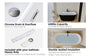 59 in. Acrylic Freestanding Soaking Bathtub with Toe-Tap Drain in Glossy White/Black