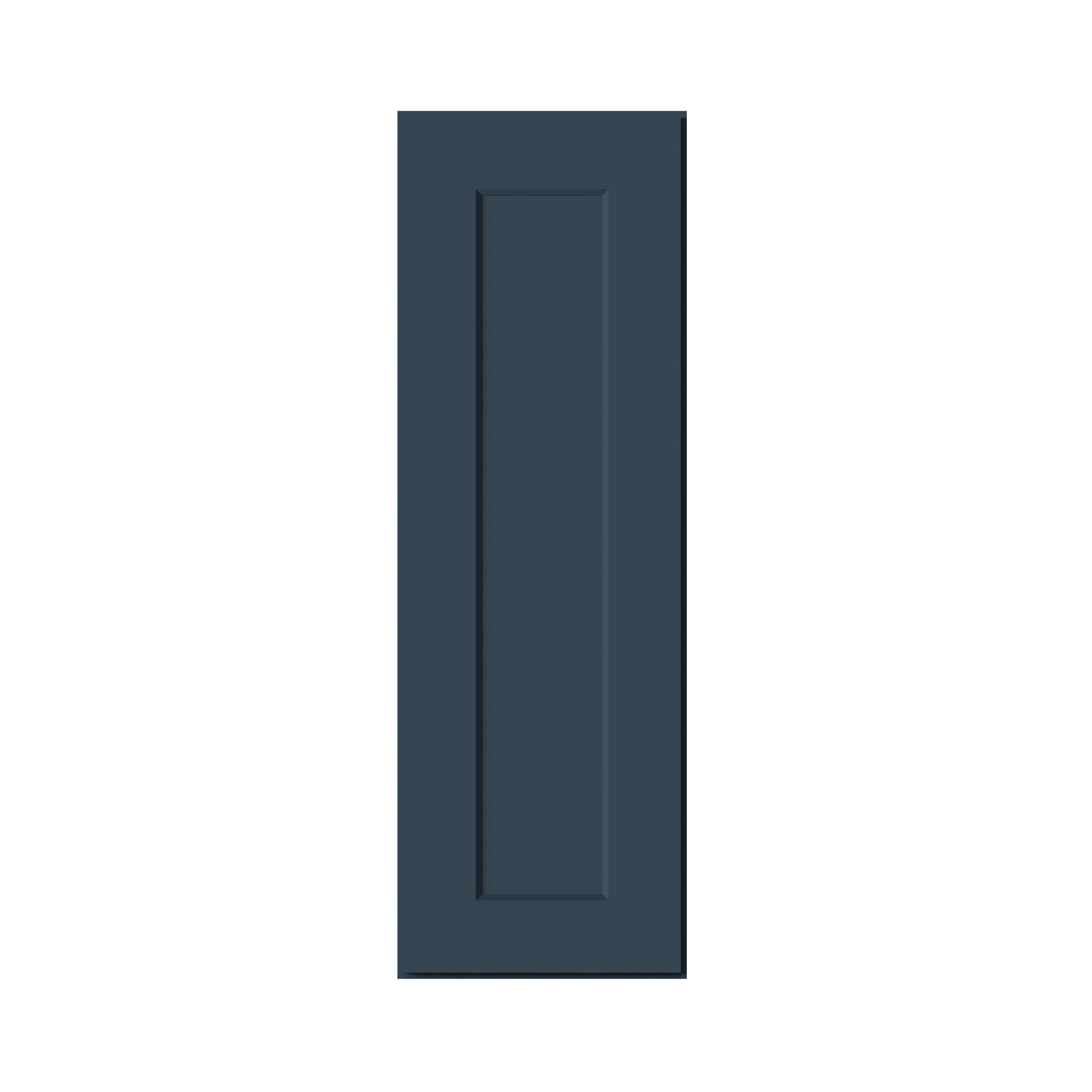 Cyber Grey RTA 9"-21"W x 12"D x 30"-42"H 15-Size Standard Wall Cabinet with Door and Shelves