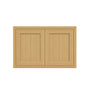 Inset Hazelnut Oak RTA 24-36"W x 12-24"H x 13.5"D 10-Size Double Doors Wall Cabinet