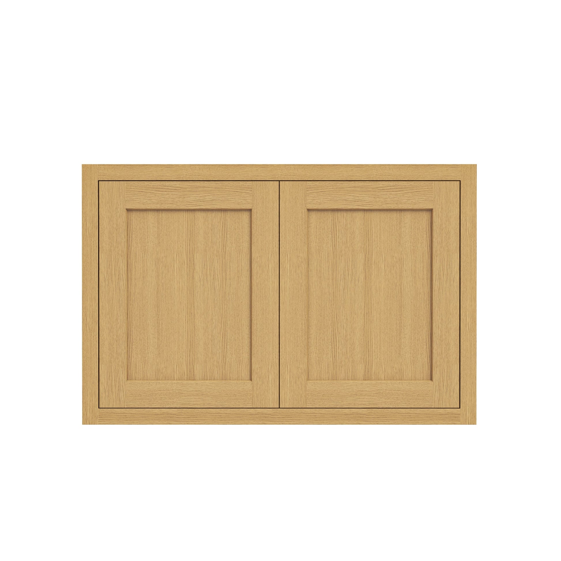 Inset Hazelnut Oak RTA 24-36"W x 12-24"H x 13.5"D 10-Size Double Doors Wall Cabinet