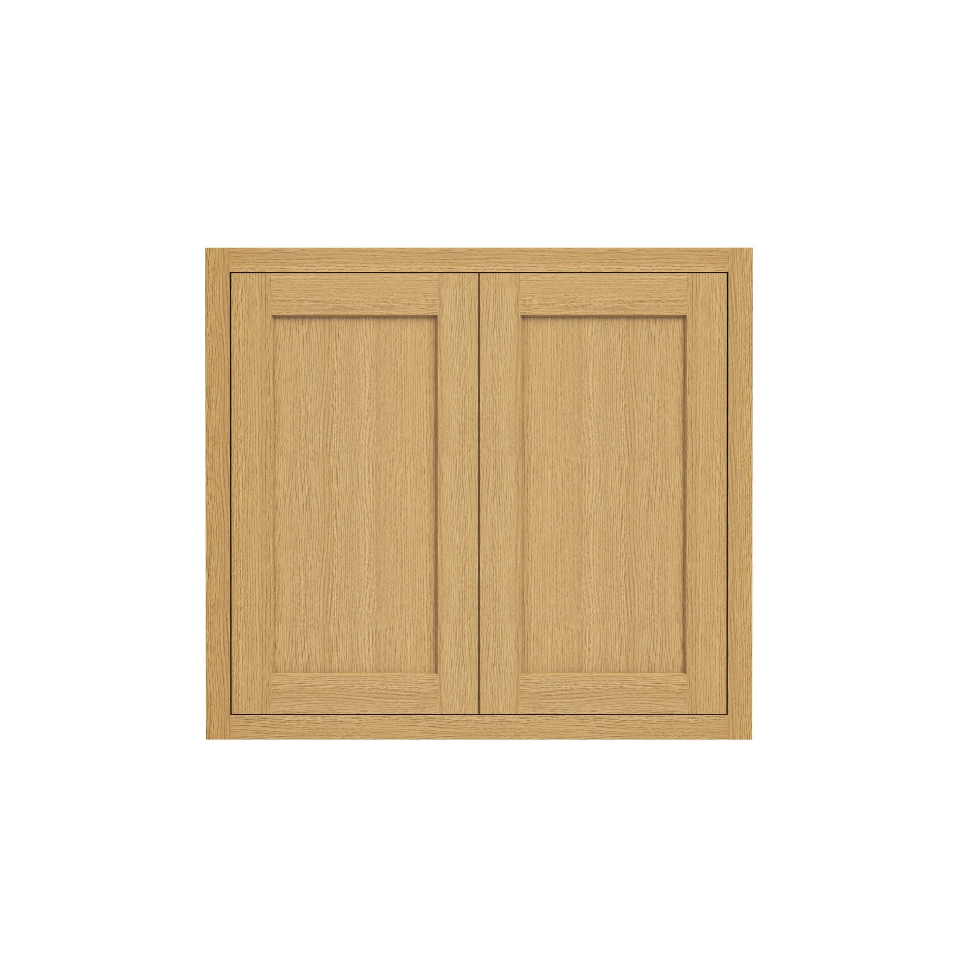 Inset Hazelnut Oak RTA 24-36"W x 30-42"H x 13.5"D 15-Size Double Doors Wall Cabinet