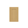 Inset Hazelnut Oak RTA 9-21"W x 30-42"H x 13.5"D 15-Size Single Door Wall Cabinet