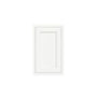 Inset Origami White RTA 9-21"W x 30-42"H x 13.5"D 15-Size Single Door Wall Cabinet