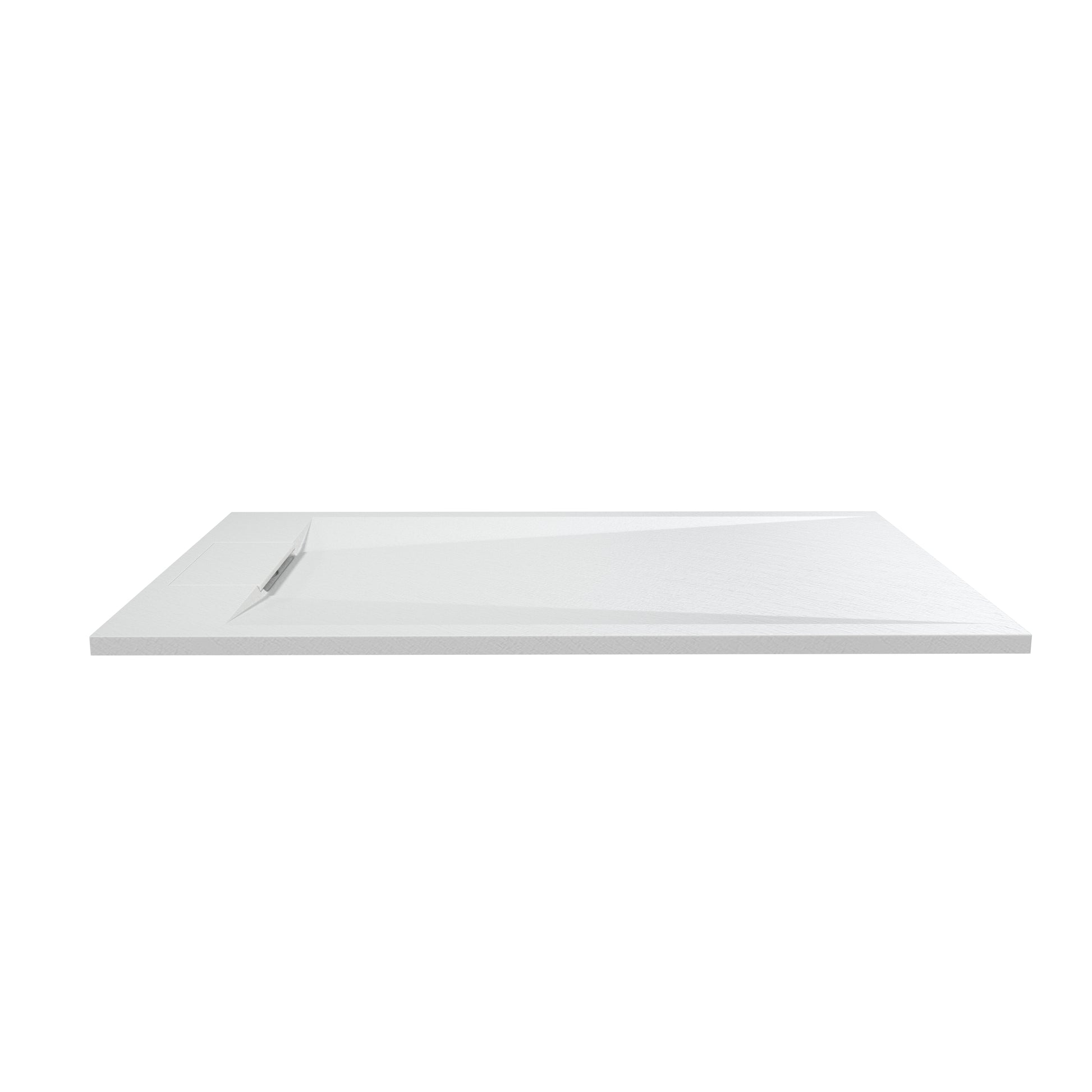 European-Style SMC Shower Base with Anti-Slip Design in Black or White