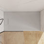 European-Style SMC Shower Base with Anti-Slip Design in Black or White